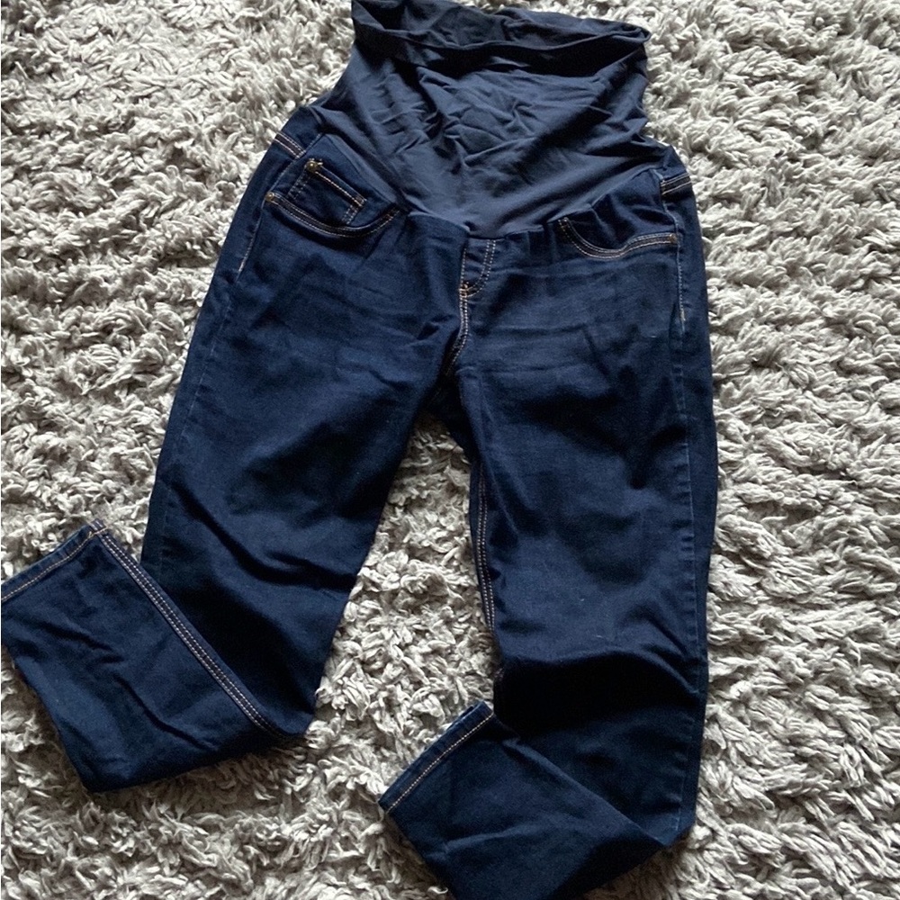 Motherhood Maternity Indigo Blue Maternity Jeans